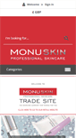 Mobile Screenshot of monuskin.co.uk